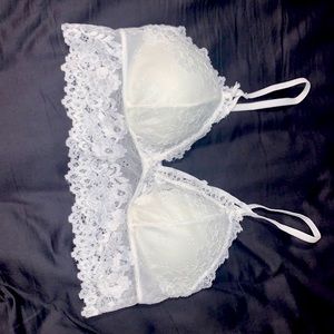 White bralette